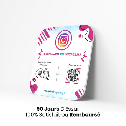 Plaque Abonnement Instagram